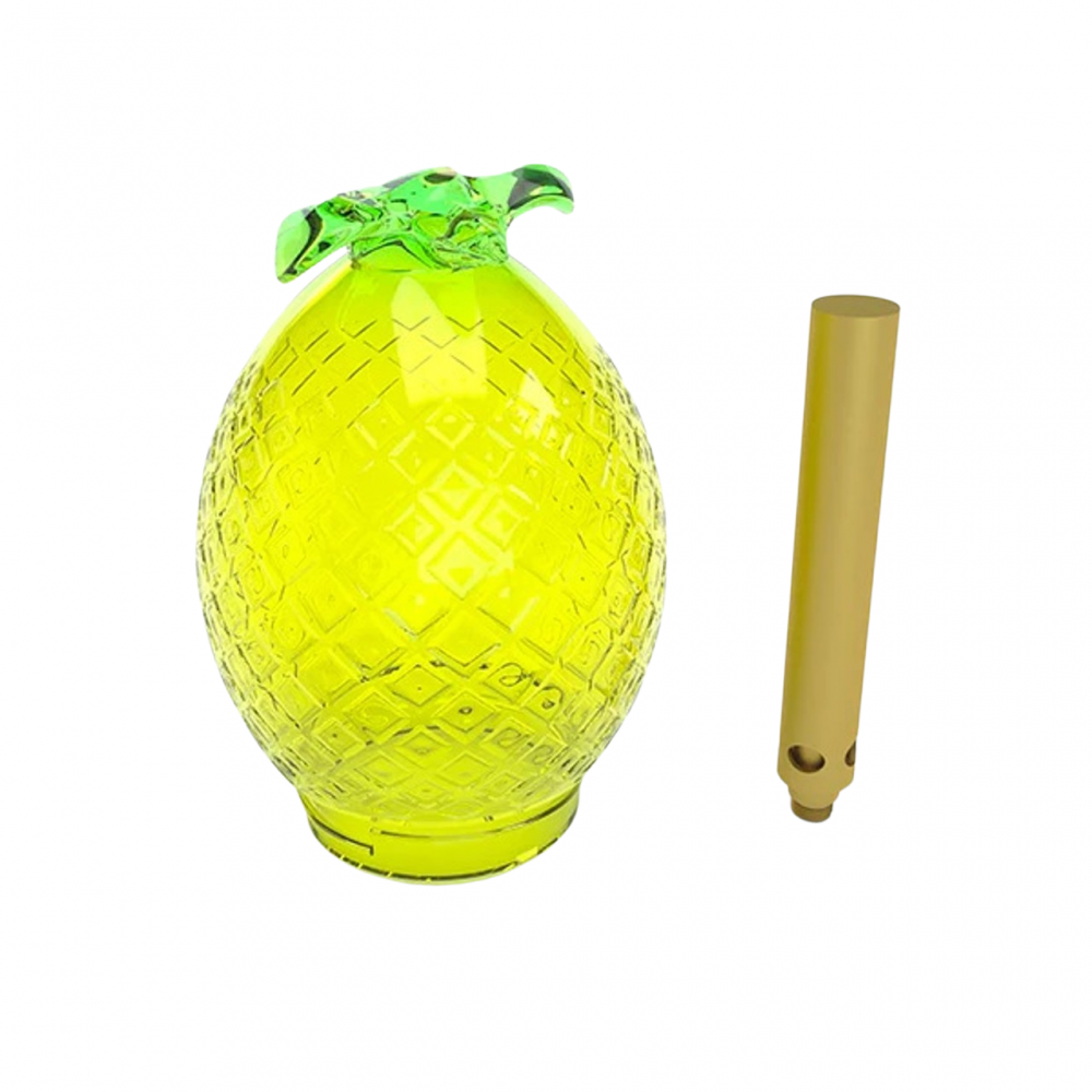 Stündenglass - Kompact Pineapple Globe & Small Upstem - Single (MSRP $60.00) Stündenglass - Kompact Pineapple Globe & Small Upstem - Single (MSRP $60.00)